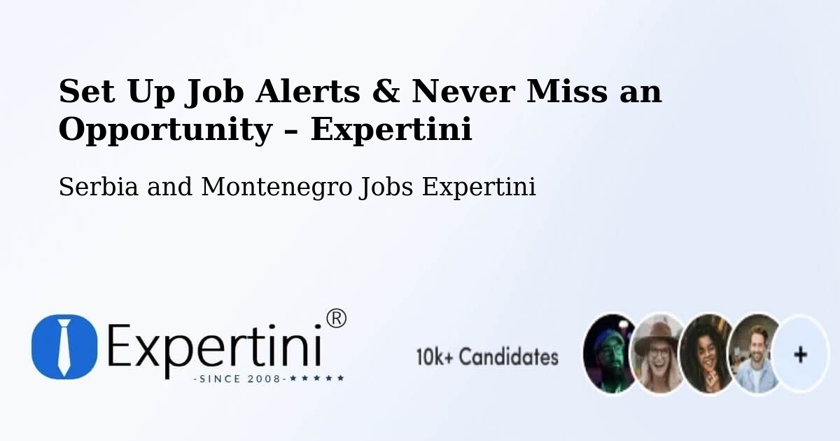 Job Alerts Guide – Get Notified About New Jobs in Hamilton - Hamilton, Serbia and Montenegro Jobs Expertini
