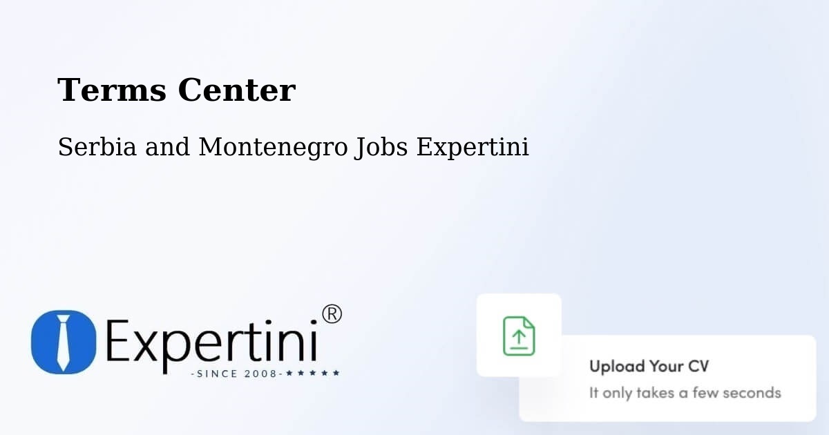Terms of Service – Hamilton - Serbia and Montenegro Jobs Expertini